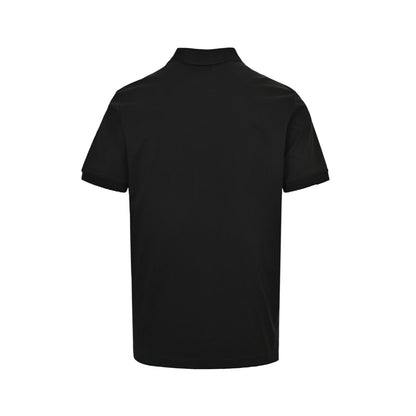 Armani embroidered badge Polo short sleeves