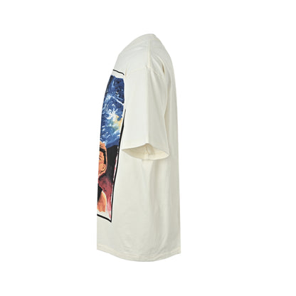 SAINT MICHAEL Parasitic beast print short sleeves