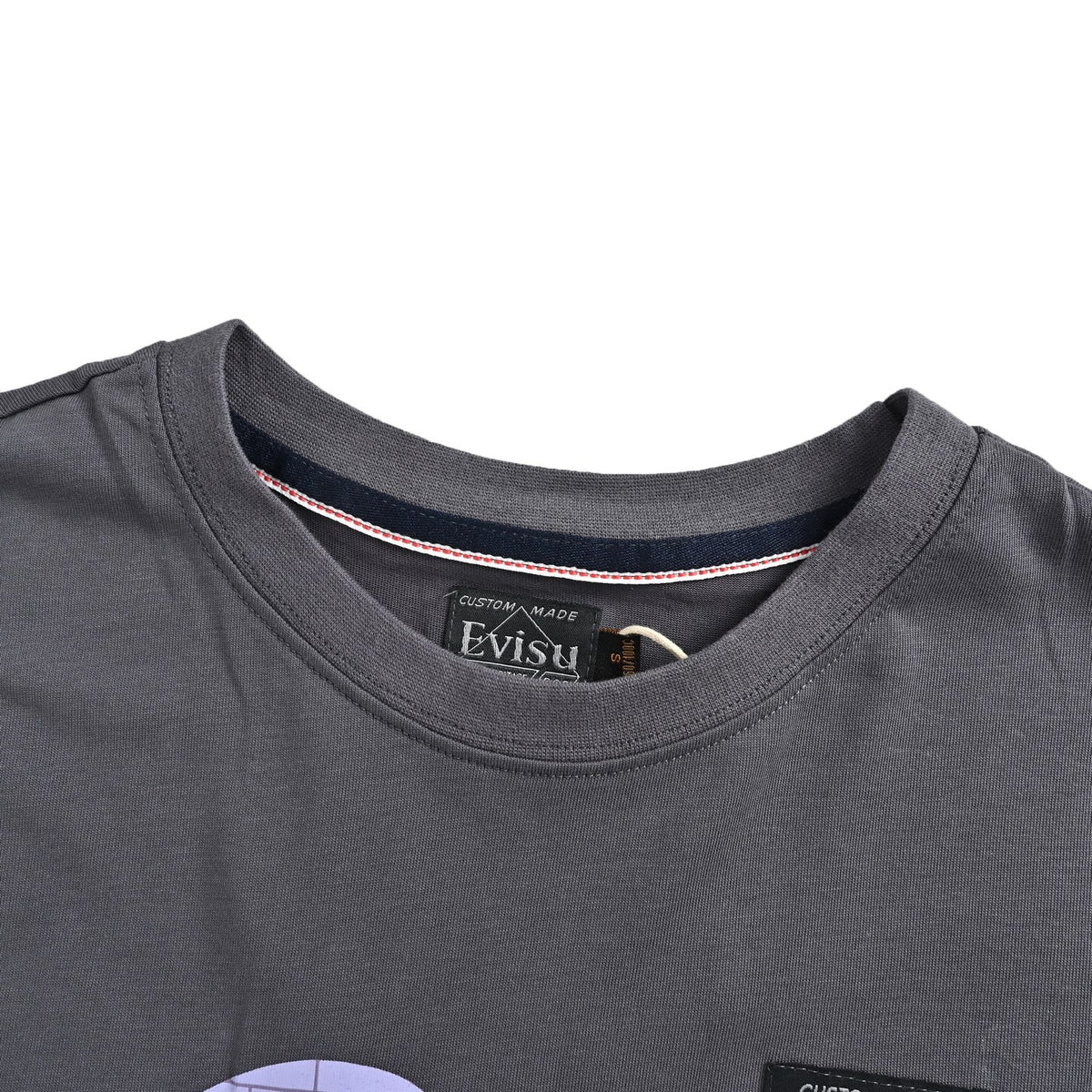 Evisu/福神 BRANDALISED graffiti joint big M cartoon embroidered short sleeves
