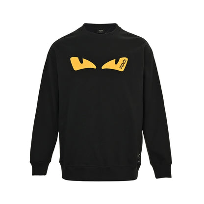 Fendi 25Fw little monster eyes round neck sweatshirt