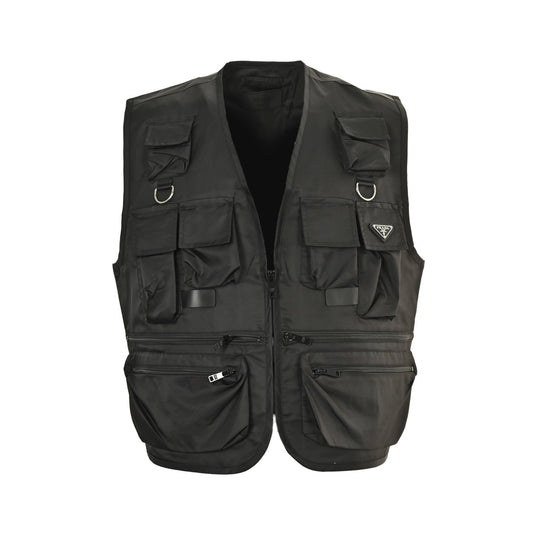 Prada multi-pocket workwear nylon vest