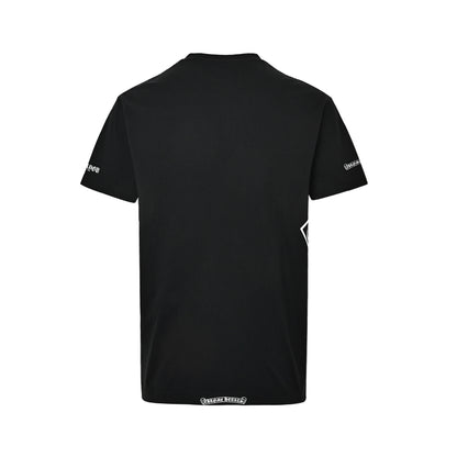 Chrome Hearts/Chrome Heart Sanskrit printed short-sleeves with family and friends seals