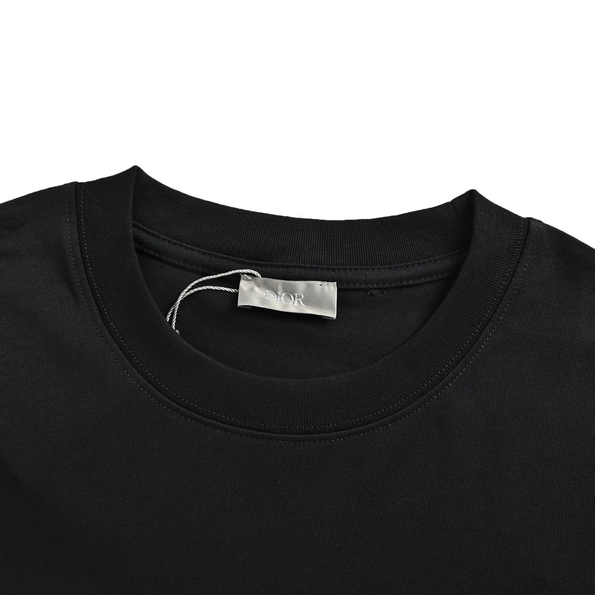 Dior CD letter embroidered short sleeves