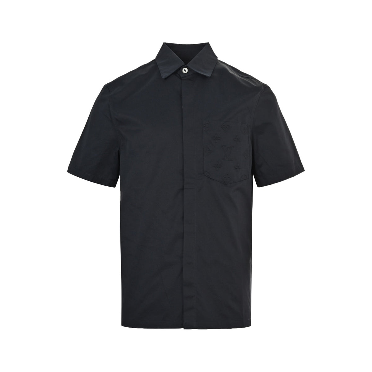 Louis Vuitton 25ss pocket presbyopic embossed short-sleeved shirt