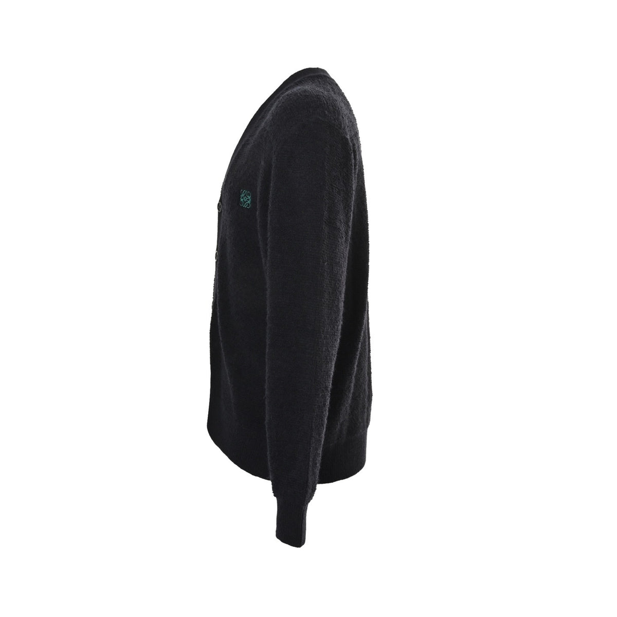 Loewe 25Fw embroidered logo sweater cardigan jacket