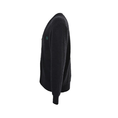 Loewe 25Fw embroidered logo sweater cardigan jacket