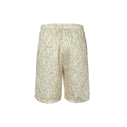 Louis Vuitton all-over lettering suit shorts
