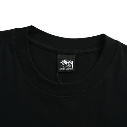 Stussy dice printed round neck short sleeves on the back