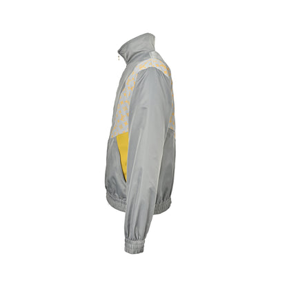 Louis Vuitton color-blocked stand-up collar zipper jacket