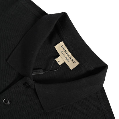 Burberry classic war horse embroidered small label Polo short sleeves