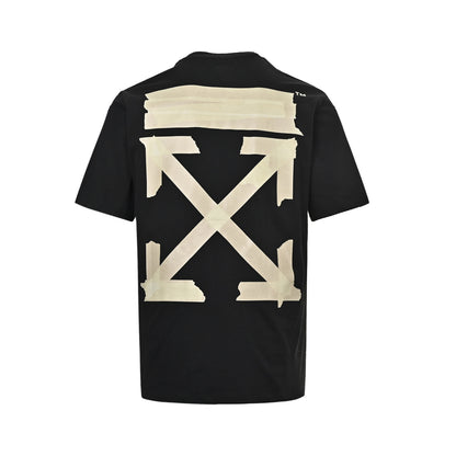 OFF WHITE 20ss yellow tape arrow short sleeves