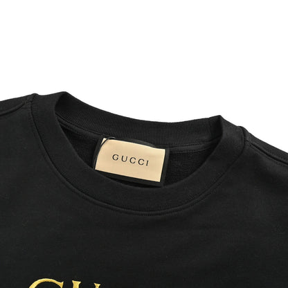 Gucci Valentine's Day Love Patch Heavy Embroidery Round Neck Sweatshirt