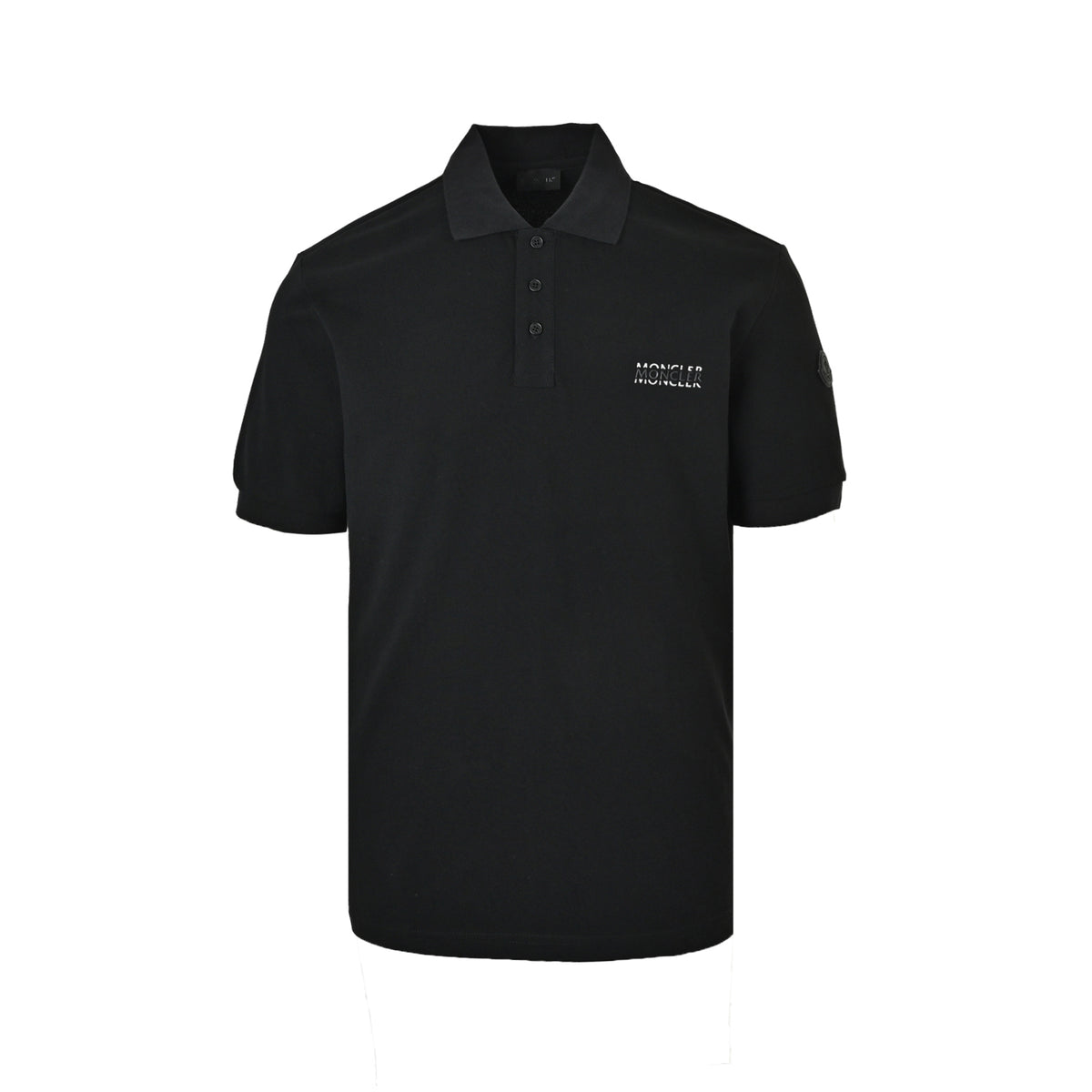 Moncler/Mask 26ss Overlapping logo Polo short sleeves