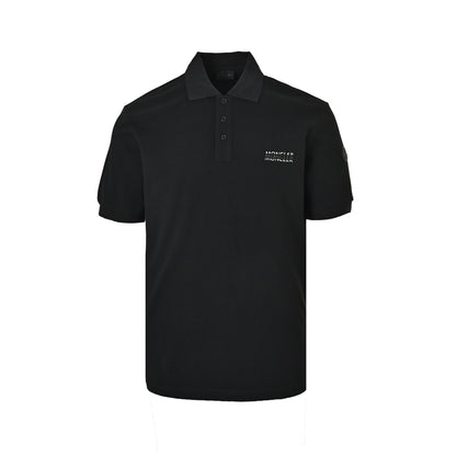 Moncler/Mask 26ss Overlapping logo Polo short sleeves