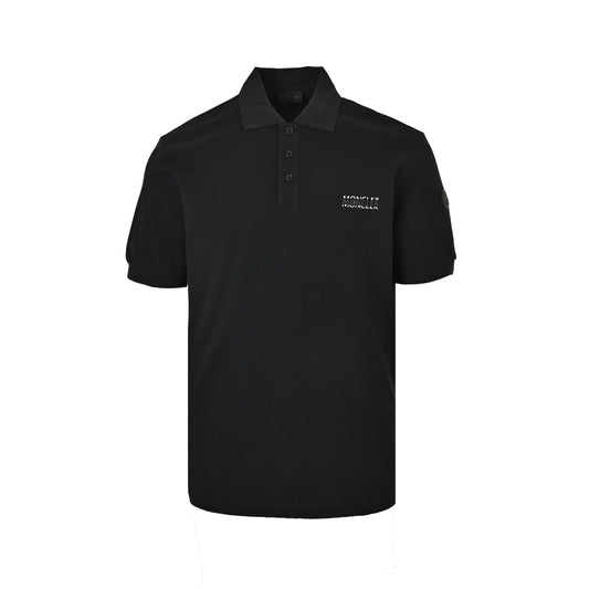Moncler/Mask 26ss Overlapping logo Polo short sleeves