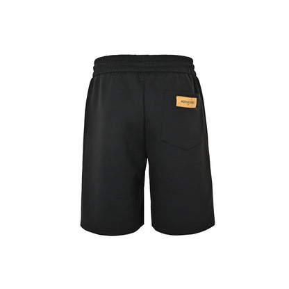 Louis Vuitton hem dark pattern half-length presbyopic embroidered shorts