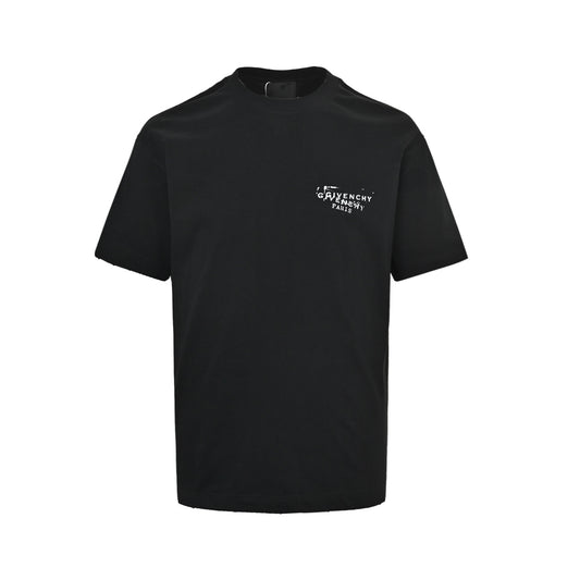 GIVENCHY mottled letter print short sleeves