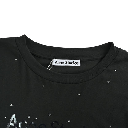 Acne Studios 26ss North American limited edition rhinestone long-sleeved T-shirt