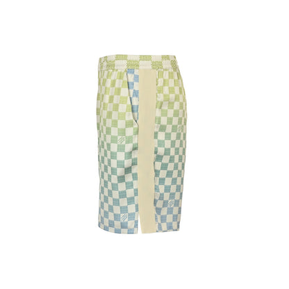 Louis Vuitton gradient checkerboard shorts