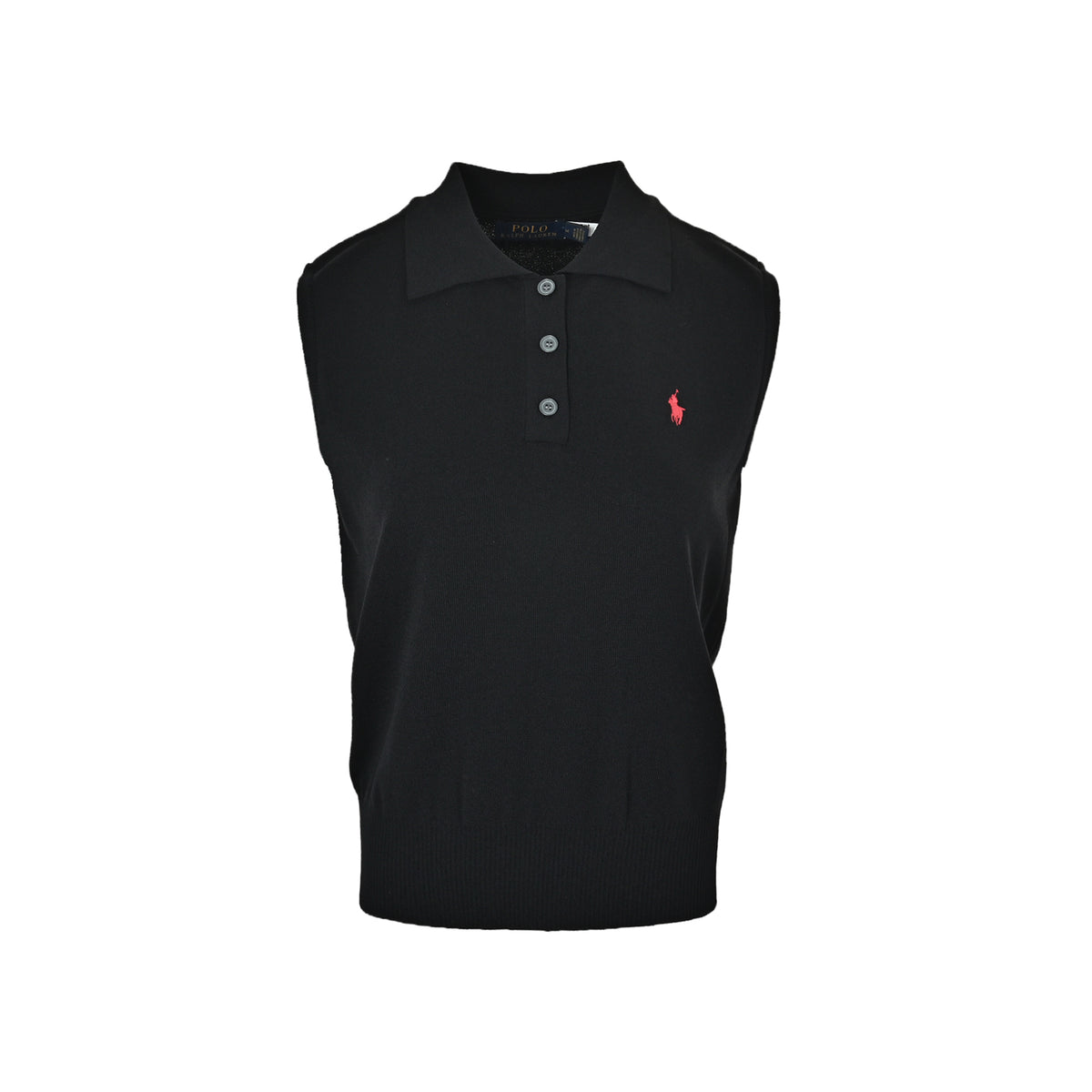 Ralph Lauren Pony logo embroidered sleeveless knitted Polo vest