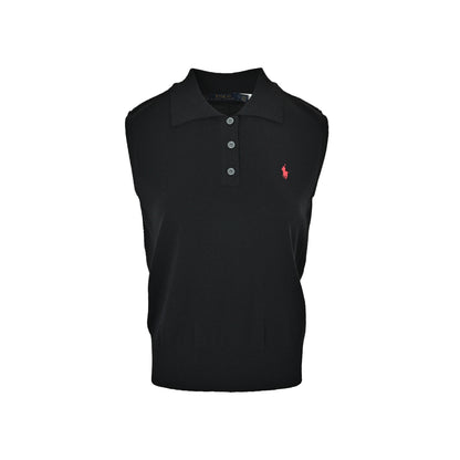 Ralph Lauren Pony logo embroidered sleeveless knitted Polo vest