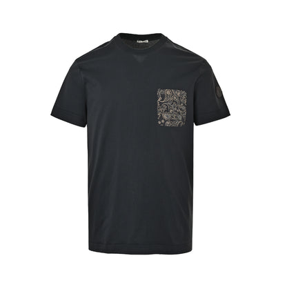 Moncler/mask paisley print short sleeves