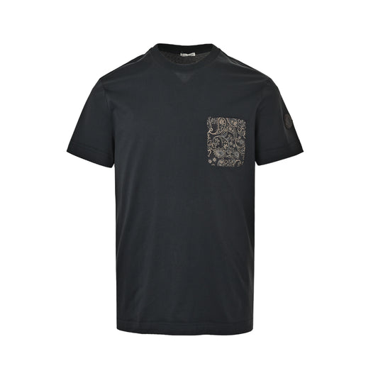 Moncler/mask paisley print short sleeves