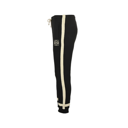 Loewe/Loewei embroidered logo braided webbing trousers
