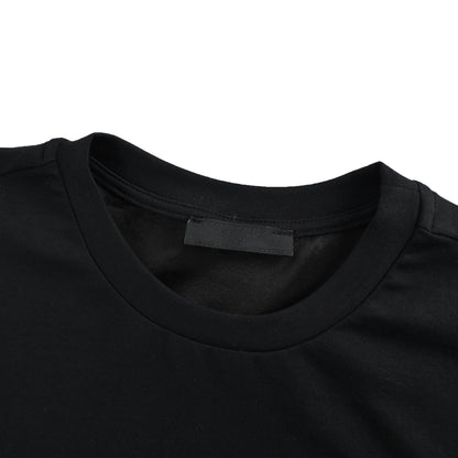 Prada short sleeves with triangle logo on chest