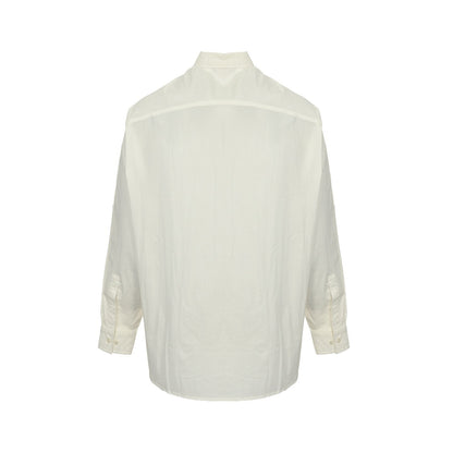 Acne Studios 25Fw jacquard logo oversized shirt