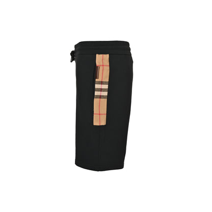 Burberry side plaid patchwork shorts