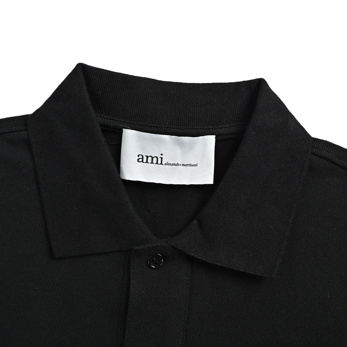 Ami Paris Classic Love Embroidered Polo Short Sleeve