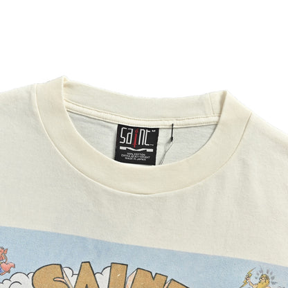 SAINT MICHAEL Volcano Party Print Short Sleeve