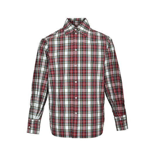 Cèline/Céline red and white striped long-sleeved shirt
