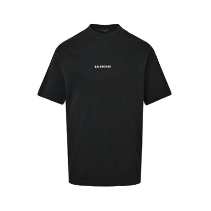 Balenciaga classic front and back letter embroidered short sleeves