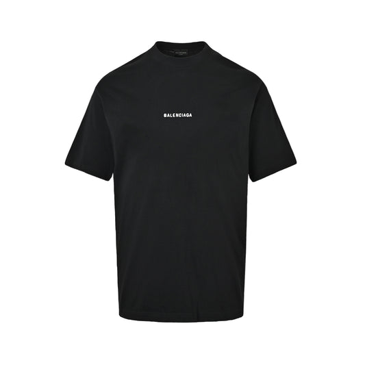 Balenciaga classic front and back letter embroidered short sleeves