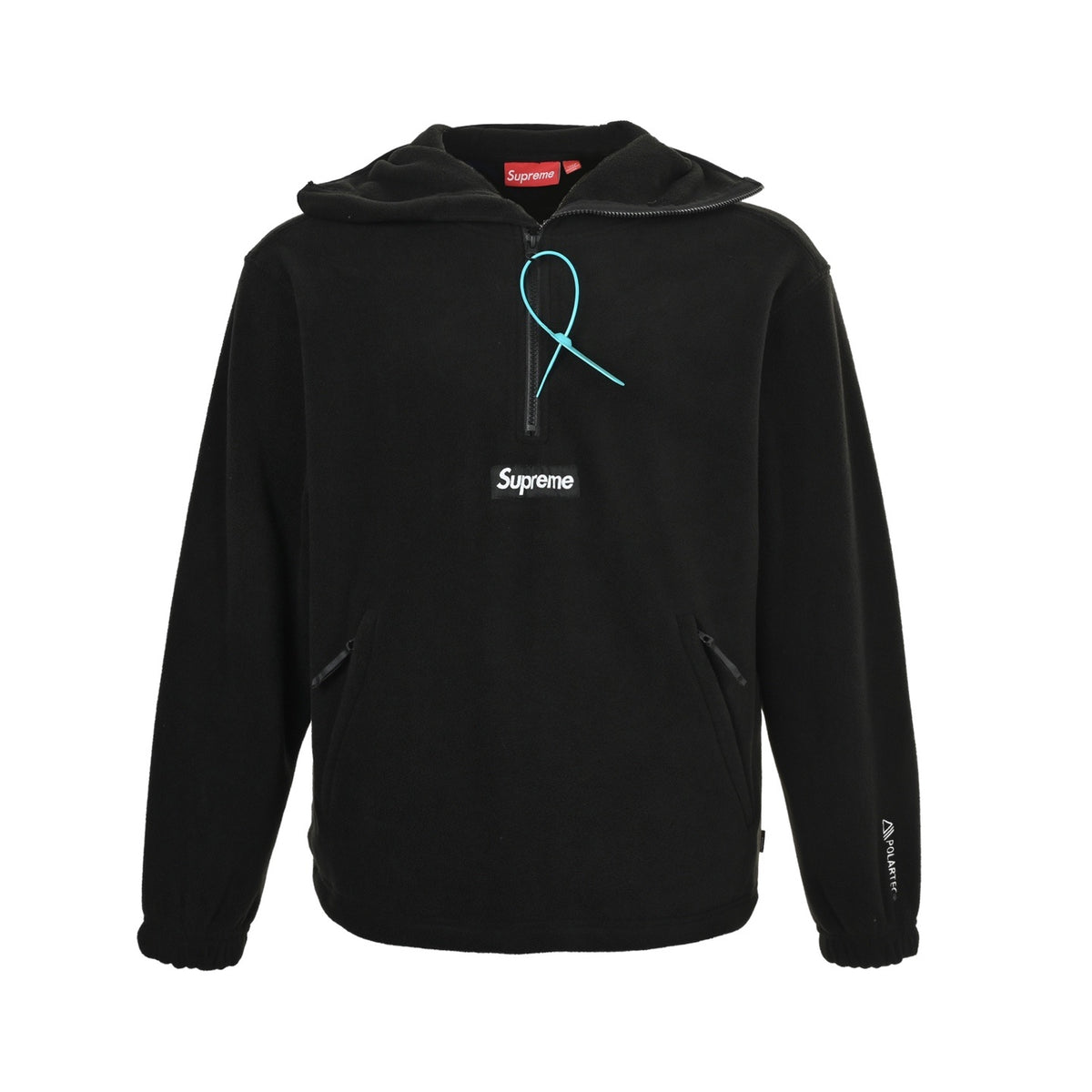 Supreme collaboration half-zip hooded sweatshirt