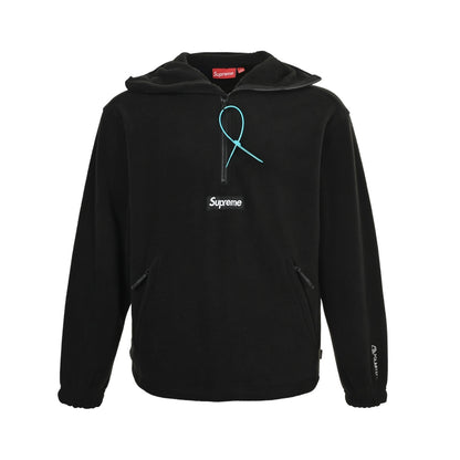 Supreme collaboration half-zip hooded sweatshirt