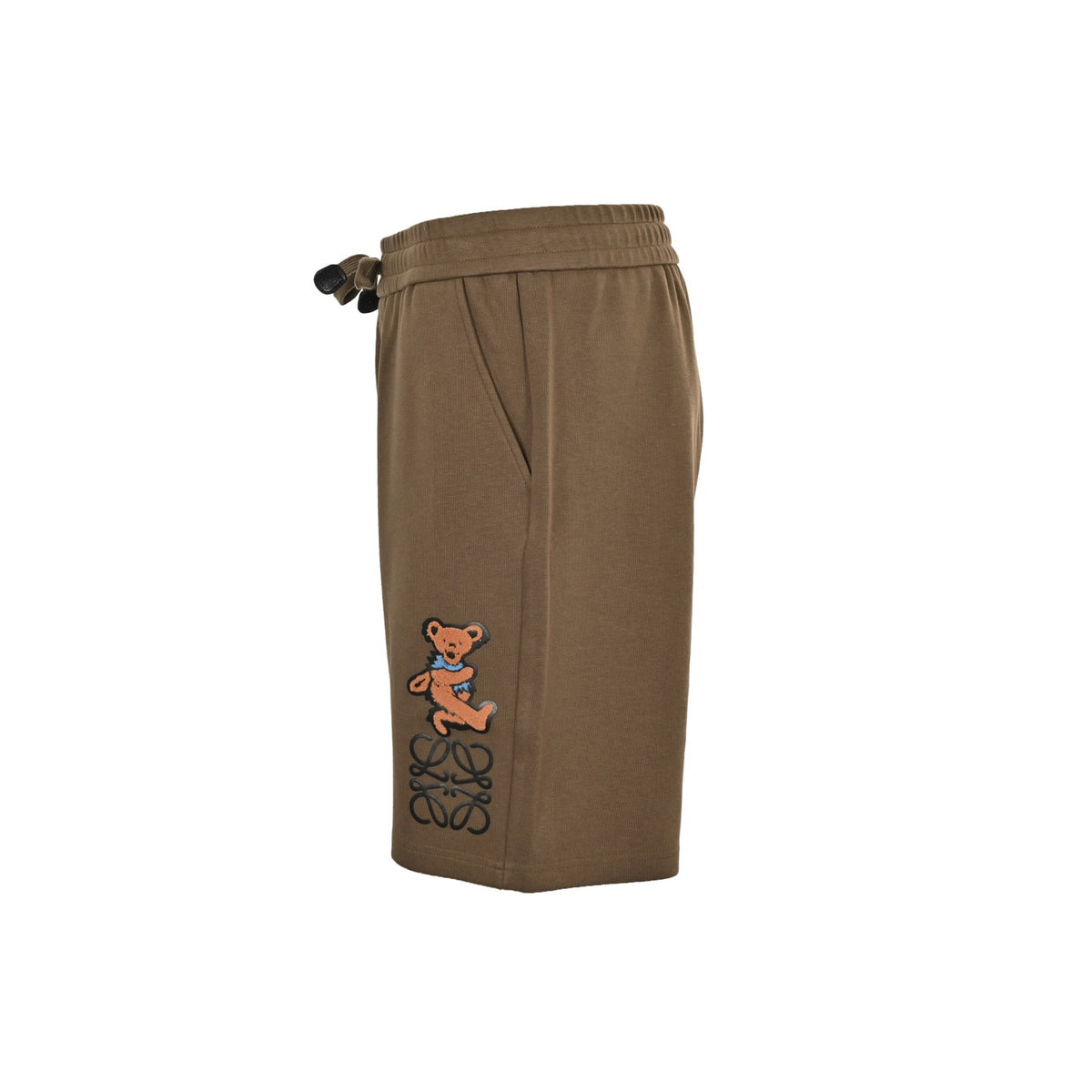 Loewe/Luo Yiwei 25ss towel bear patch shorts