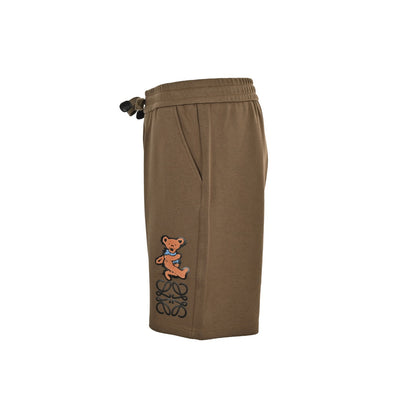 Loewe/Luo Yiwei 25ss towel bear patch shorts