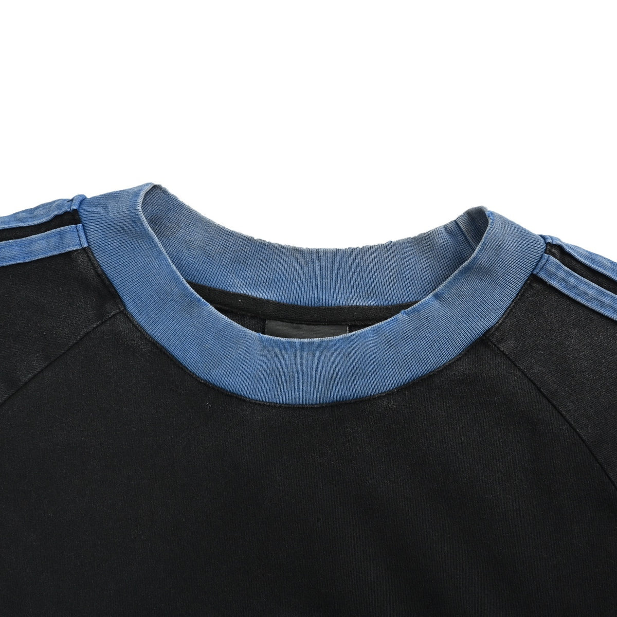 Balenciaga/Balanciaga 26ss 3M embroidered contrasting webbing washed short sleeves