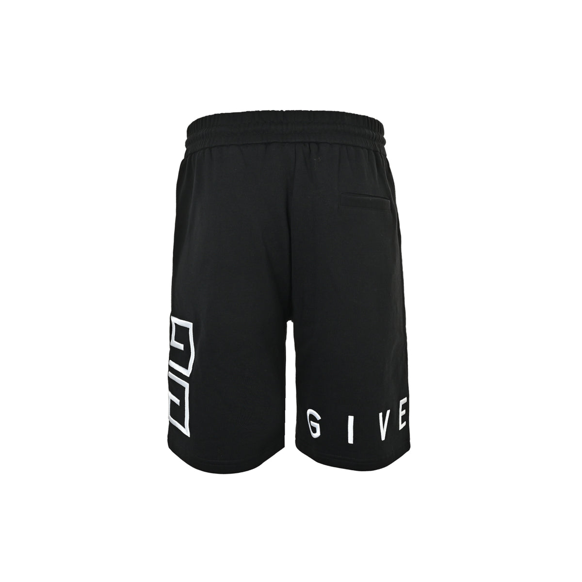GIVENCHY three-dimensional embroidered letter logo shorts
