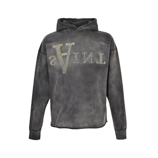 SAINT MICHAEL Barrage Madonna printed hooded sweatshirt