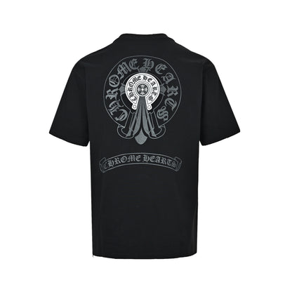 Chrome Hearts Colorful Sanskrit Letter Printed Short Sleeves