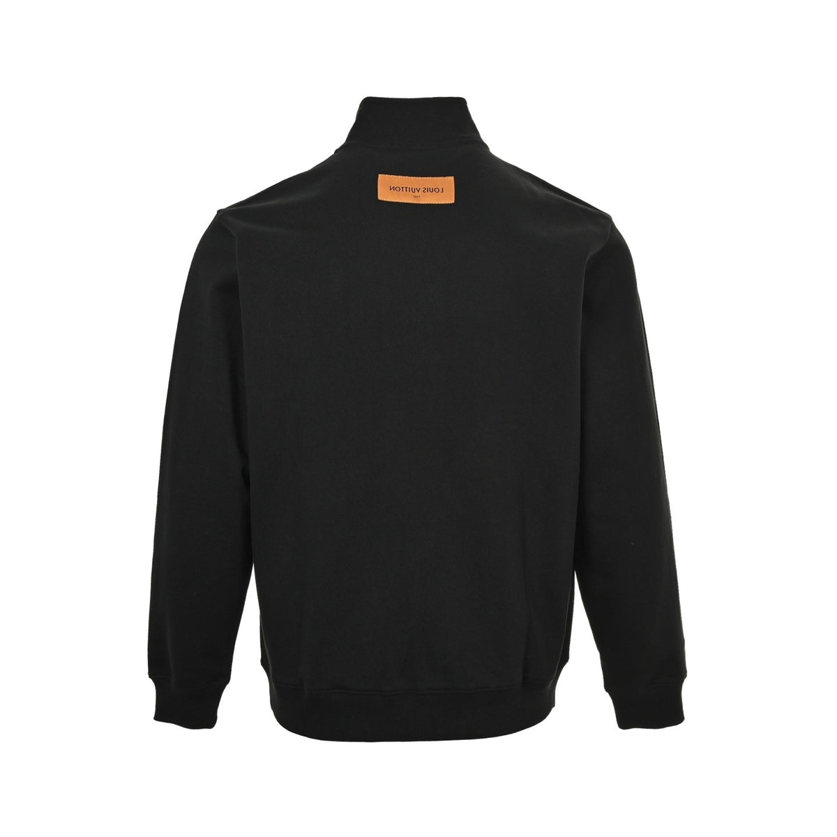 Louis Vuitton 25Fw embroidered presbyopic half-zip sweatshirt