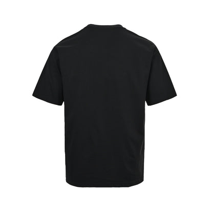 Burberry 26ss plaid pocket embroidered letter short sleeves