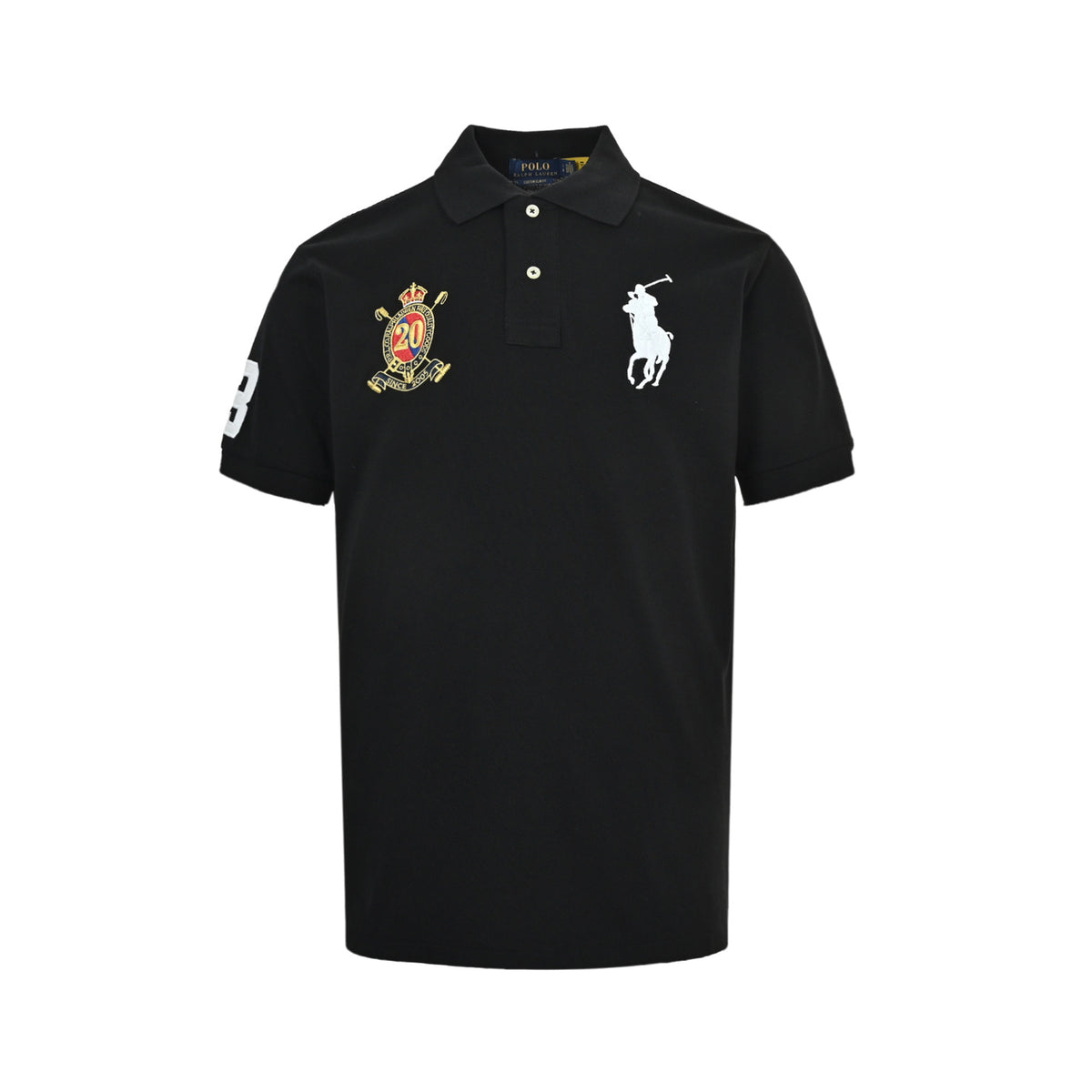 Ralph Lauren large logo embroidered Polo short sleeves