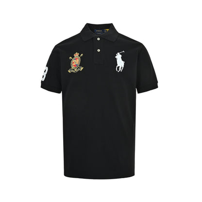 Ralph Lauren large logo embroidered Polo short sleeves