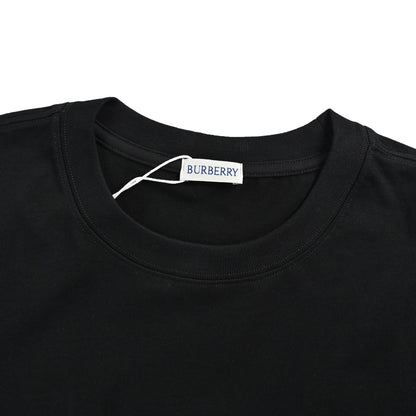 Burberry dark pattern war horse embroidered short sleeves