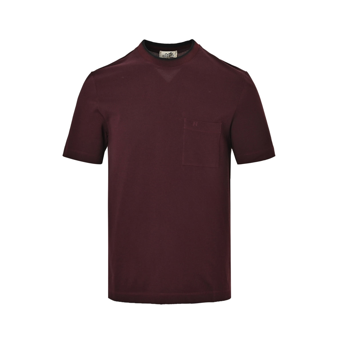 Hermes Paris Hermès short sleeves with pocket logo embroidery